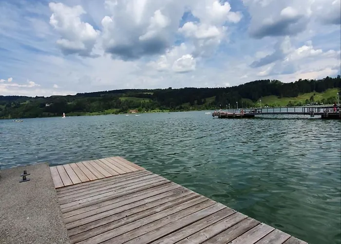 公寓 Alpenveilchen Im Oberallgaeu Mit Pool, Sauna Und Tollem Ausblick Vom Grossen Balkon 米森-维尔哈姆斯